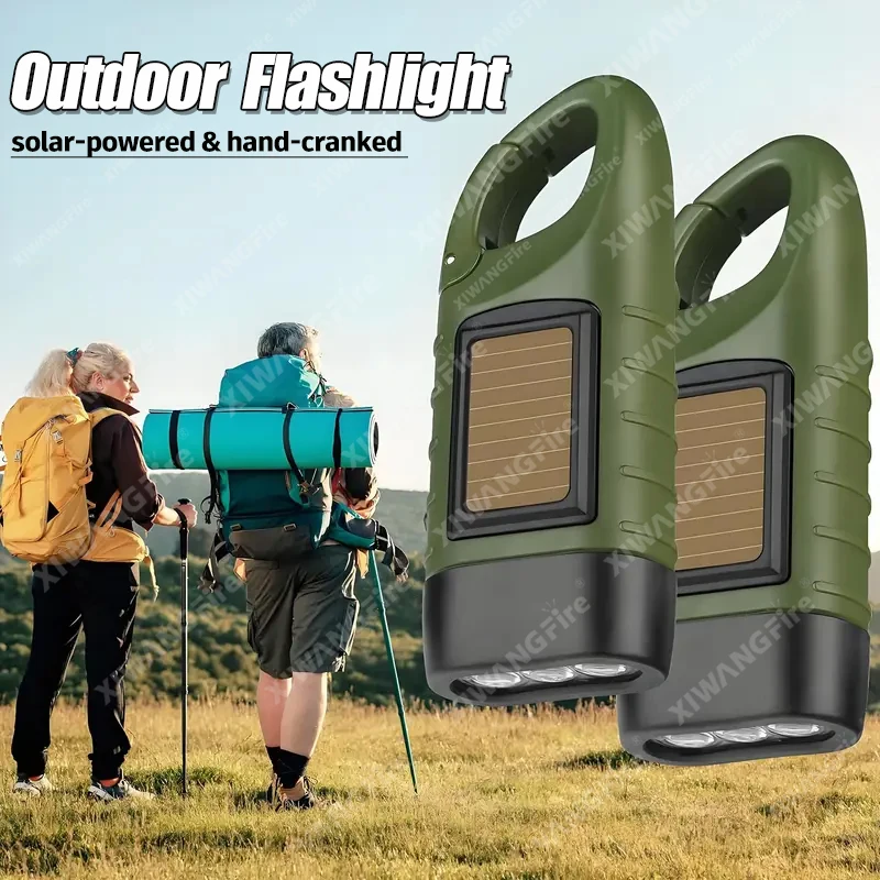 Lampe de poche LED (solaire et à manivelle) - Kf s fea ba e ff b dn - Outdoor Starterkit