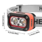 Lampe frontale LED rechargeable (avec 5 modes) - Kf s b f f c f cb b z - Outdoor Starterkit