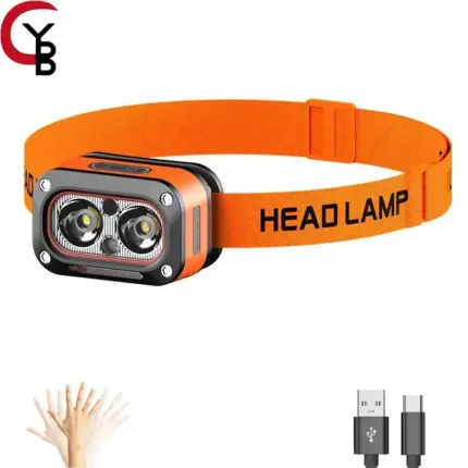 Lampe frontale LED rechargeable (avec 5 modes) - Kf s f c c b fecad c be a - Outdoor Starterkit