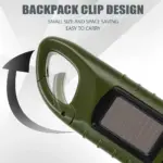 Lampe de poche LED (solaire et à manivelle) - Kf s ad cc e a a fa r - Outdoor Starterkit