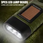 Lampe de poche LED (solaire et à manivelle) - Kf s b f f a aeaa h - Outdoor Starterkit
