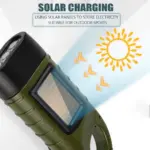 Lampe de poche LED (solaire et à manivelle) - Kf s e bd f c b dd b c av - Outdoor Starterkit