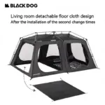Tente de camping automatique en vinyle (5 à 8 personnes) - Kf s dbf b b a af b ae o - Outdoor Starterkit