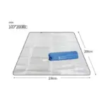 Tapis imperméable en film d'aluminium (double face) - Kf sb abc c f b e e bb - Outdoor Starterkit