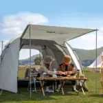 Tente de camping (pour 4 personne) en toile oxford - Kf sf f aef a dde f d f e h - Outdoor Starterkit