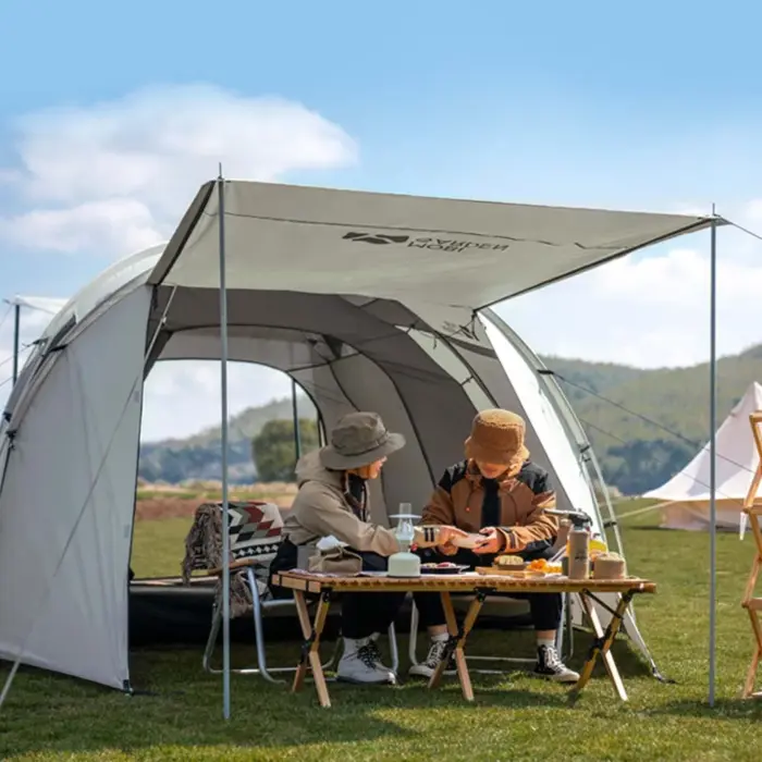Tente de camping (pour 4 personne) en toile oxford - Kf sf f aef a dde f d f e h - Outdoor Starterkit