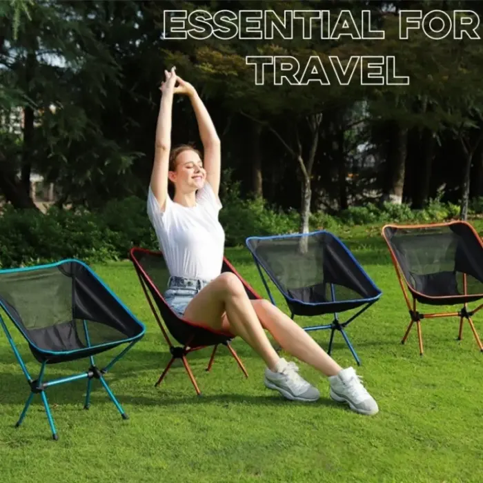 Chaise de camping pliable (avec sac de transport) - Kf sf b fa b ab f a a ax - Outdoor Starterkit