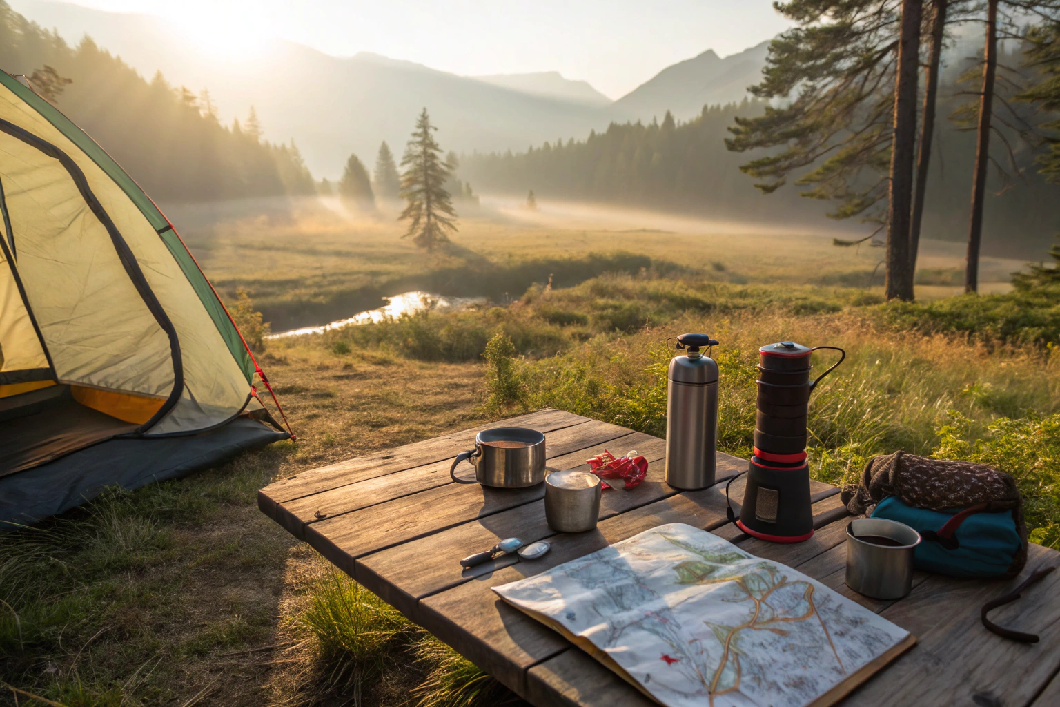 Notre checklist des accessoires pour le camping ! - Accessoires pour le camping - Outdoor Starterkit