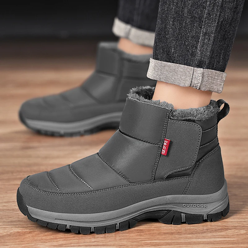 Bottes de neige fourrées imperméables pour homme - Kf s fe cdd ad ee e d c aa z - Outdoor Starterkit