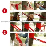 Hamac en toile rayé anti-basculement - Kf s b d dddd b f acdd dd g - Outdoor Starterkit