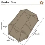 Tente d'hiver ignifuge pour 2 personnes - Kf s bf f cad eed e aaacbdw - Outdoor Starterkit