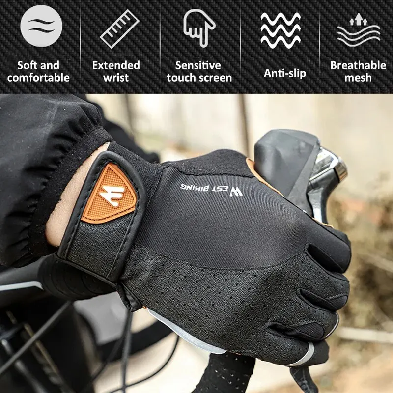 Gants de cyclisme tactiles - Kf s b bc b a eaeb f e cx - Outdoor Starterkit