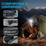 Lampe frontale rechargeable avec capteur de mouvement - Kf sddef b f a aa f abj - Outdoor Starterkit