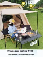 Tente gonflable de camping « Glamping Lodge » (4-5 personnes) - Kf sdf d b a db e e d c k - Outdoor Starterkit