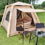 Tente gonflable de camping « Glamping Lodge » (4-5 personnes) - Kf se a b be a b bf fe de - Outdoor Starterkit