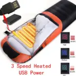 Sac de couchage chauffant rechargeable « Arctic Heat » - Kf s f ab f b bae cf a aw - Outdoor Starterkit