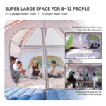 Tente familiale de camping (4 à 12 personnes) - Kf s d febfd ecc e b cdefa a - Outdoor Starterkit