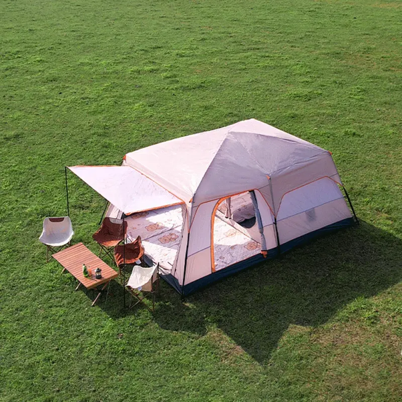 Tente familiale de camping (4 à 12 personnes) - Kf se b d ca c ec - Outdoor Starterkit