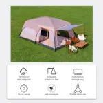 Tente familiale de camping (4 à 12 personnes) - Kf sf fd b ec a b fc a f cb - Outdoor Starterkit