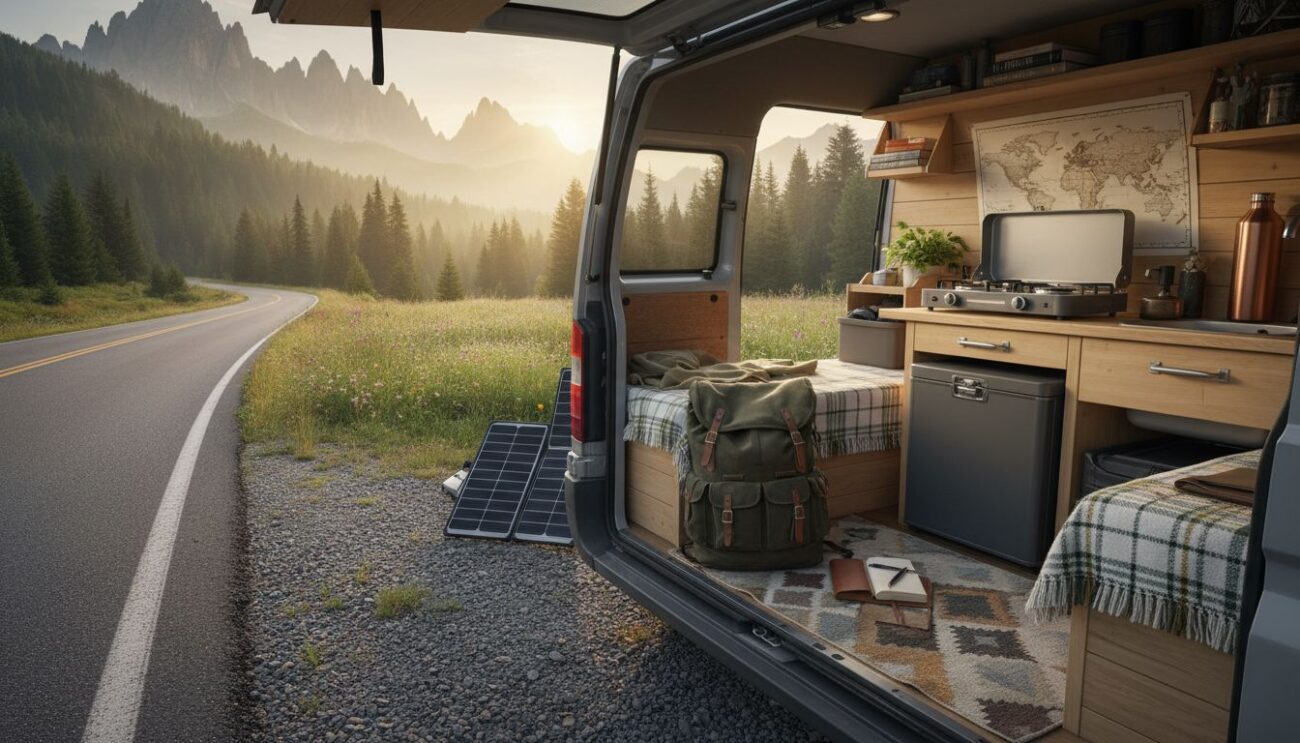 équipements pour un roadtrip solo