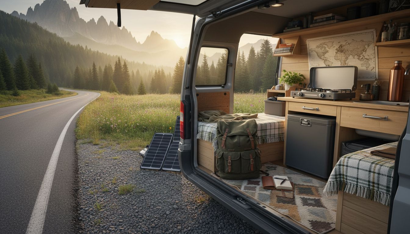 équipements pour un roadtrip solo