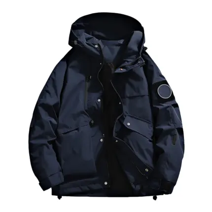 Veste d'hiver imperméable de randonnée à capuche multi-poches - Kf s ebad c a f f d c q - Outdoor Starterkit