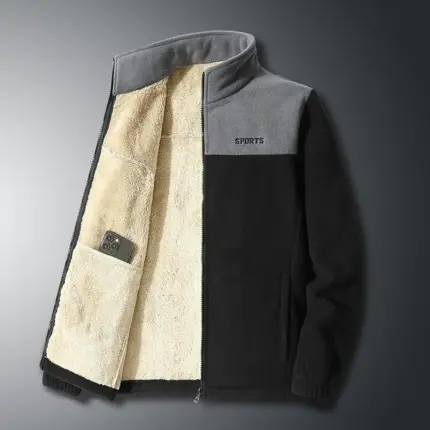 Veste polaire chaude doublée sherpa de randonnée - Kf s b ec fb bd d f k - Outdoor Starterkit